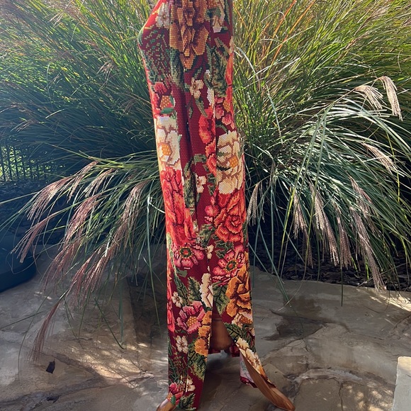 Farm Rio Jessa Puff Sleeve Maxi Dress - Picture 6 of 13